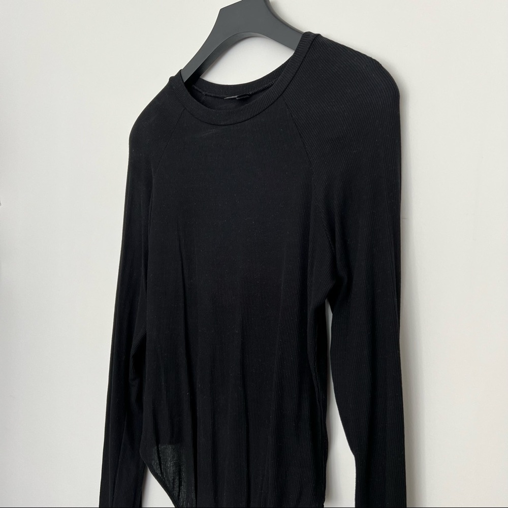 ONLY HEARTS • Long Sleeve Black Thong Bodysuit - Picture 7 of 9